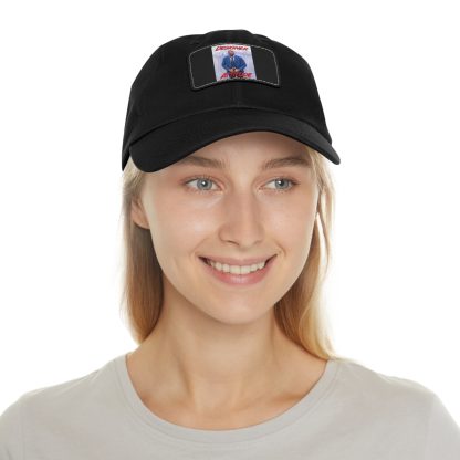 Copy of Stylish Dad Hat with Leather Patch - Casual Cap for Men, Unique Gift for Dad, Fashionable Accessory for Everyday Wear, Great for Birthdays - Image 4